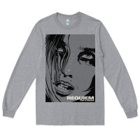 Heather Grey requiem for a dream black transparent Long Sleeve Tee - tuanDangUi