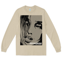 Mushroom requiem for a dream black transparent Long Sleeve Tee - tuanDangUi