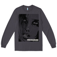 Smoke requiem for a dream black transparent Long Sleeve Tee - tuanDangUi