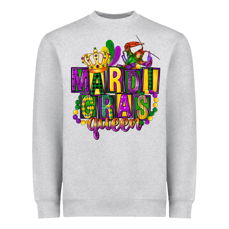 Mardi Gras Queen Heavyweight Sweatshirt by FaDigitalArtStudio | Teevron