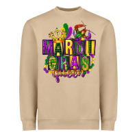 Mushroom mardi gras queen Heavyweight Sweatshirt - FaDigitalArtStudio
