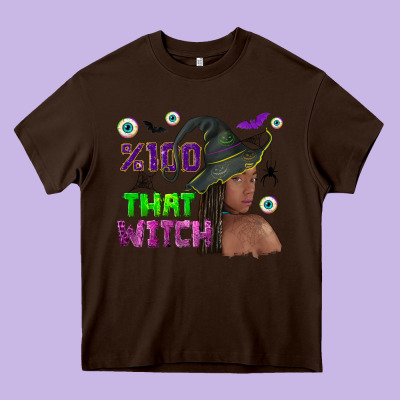 100 That Witch Heavy Core Tee Designed By Nancycooperartshop