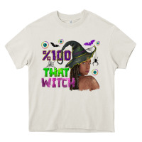 Cream 100 that witch Heavy Core Tee - NancyCooperArtShop