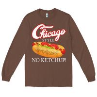 Chestnut chicago hot dog summer style 4th of july no ketchu Long Sleeve Tee - tuanDangUi