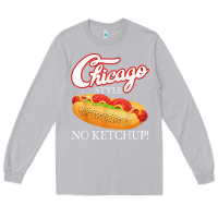 Moon Dust chicago hot dog summer style 4th of july no ketchu Long Sleeve Tee - tuanDangUi
