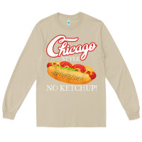 Mushroom chicago hot dog summer style 4th of july no ketchu Long Sleeve Tee - tuanDangUi