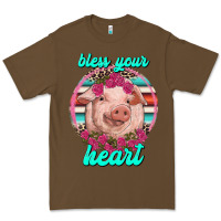 Cacao bless your heart pig Premium Tee - RanaPortraitStore