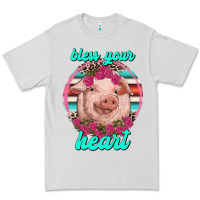 Dove Grey bless your heart pig Premium Tee - RanaPortraitStore