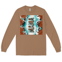 Toasted Coconut tooled leather and cowhide mama Long Sleeve Tee - TumblerDesignByShophia