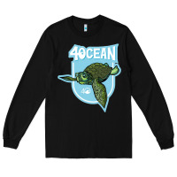 Black 4ocean 7 Long Sleeve Tee - tuanDangUi