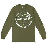 Army Green 4ocean 9 Long Sleeve Tee - tuanDangUi