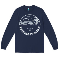 Navy 4ocean 9 Long Sleeve Tee - tuanDangUi