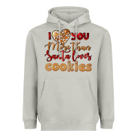 Moon Dust i love you more than santa loves cookies Heavyweight Hoodie - LillyAllenDesigns