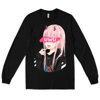 Black uwu Long Sleeve Tee - tuanDangUi