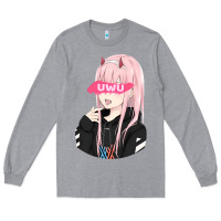 Heather Grey uwu Long Sleeve Tee - tuanDangUi