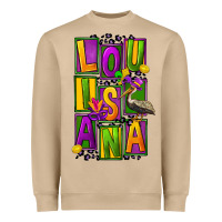 Mushroom mardi gras louisiana Heavyweight Sweatshirt - FaDigitalArtStudio