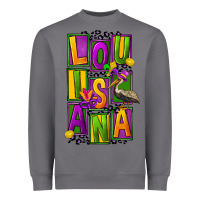 Storm mardi gras louisiana Heavyweight Sweatshirt - FaDigitalArtStudio