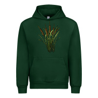 Forest Green reeds Urban Hoodie - BarkalooDesign