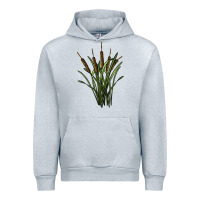 Heather Grey reeds Urban Hoodie - BarkalooDesign