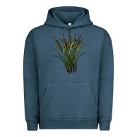Pigment Midnight Navy reeds Urban Hoodie - BarkalooDesign