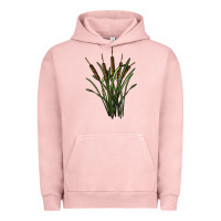 Pigment Salmon reeds Urban Hoodie - BarkalooDesign