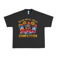 Pigment Black Relax We All Crazy It's Not Competition Urban Heavy Tee - texasbilliewilder