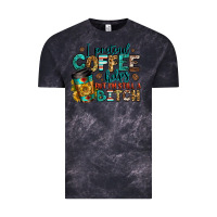 Cloud Black i pretend coffee helps but i'm still a bitch Vintage Tee - Jasminsmagicworld