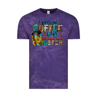 Cloud Purple i pretend coffee helps but i'm still a bitch Vintage Tee - Jasminsmagicworld
