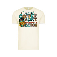 Vintage Arctic i pretend coffee helps but i'm still a bitch Vintage Tee - Jasminsmagicworld