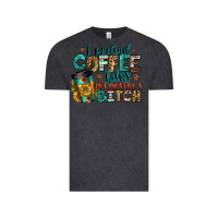 Vintage Black i pretend coffee helps but i'm still a bitch Vintage Tee - Jasminsmagicworld
