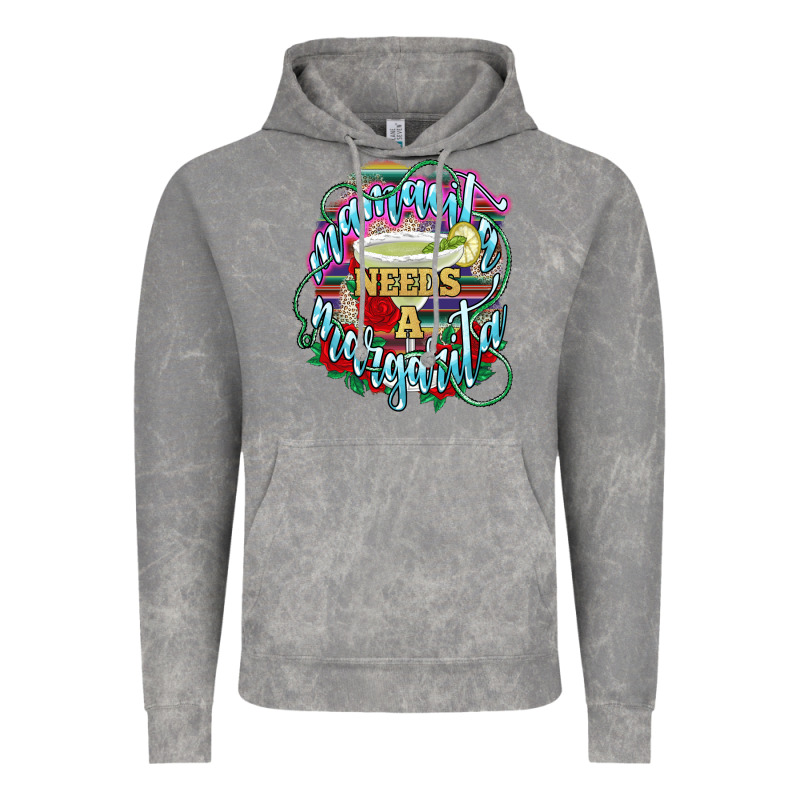 Mamacita Needs A Margarita Vintage Hoodie by NancyCooperArtShop | Teevron