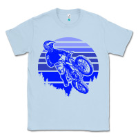 Dusty Blue Motorcross Classic Tee - Bettercallsaul