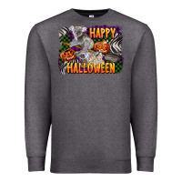 Charcoal Heather happy halloween koala Premium Sweatshirt - LillyAllenDesigns