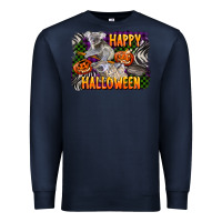 Navy happy halloween koala Premium Sweatshirt - LillyAllenDesigns