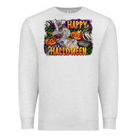 Oatmeal Heather happy halloween koala Premium Sweatshirt - LillyAllenDesigns