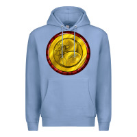 Colony Blue american football round earrings Premium Hoodie - BundleAndBundleShop