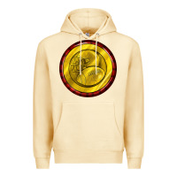 Pina Colada american football round earrings Premium Hoodie - BundleAndBundleShop