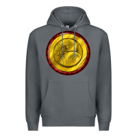 Rock american football round earrings Premium Hoodie - BundleAndBundleShop