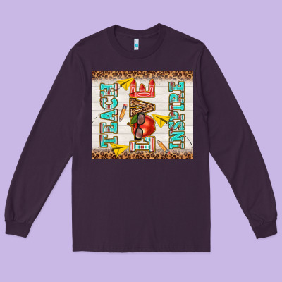 Teach Love Inspire Long Sleeve Tee Designed By Tumblerdesignbyshophia