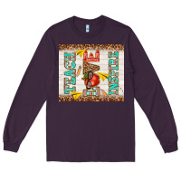 Plum teach love inspire Long Sleeve Tee - TumblerDesignByShophia
