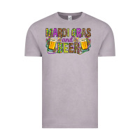 Vintage Zinc Mardi Gras and beer Vintage Tee - NancyCooperArtShop