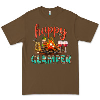 Cacao Happy Glamper Camp Premium Tee - BundleAndBundleShop