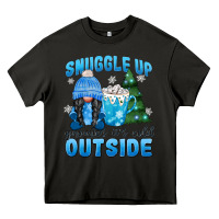 Asphalt snuggle up gnomies it's cold outside Heavy Core Tee - MaliasSmallBusiness