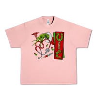 Salmon Christmas Character Urban Heavy Tee - NancyCooperArtShop
