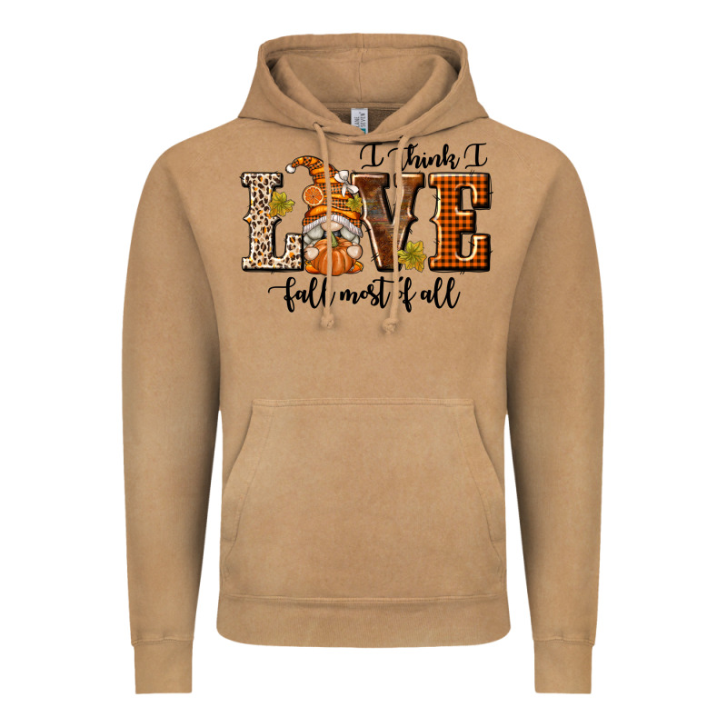I Think I Love Fall Most Of All Vintage Hoodie by texasbilliewilder | Teevron