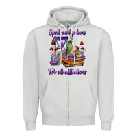 Dove Grey spells and potions for all afflictions Zipper Hoodie - BundleAndBundleShop