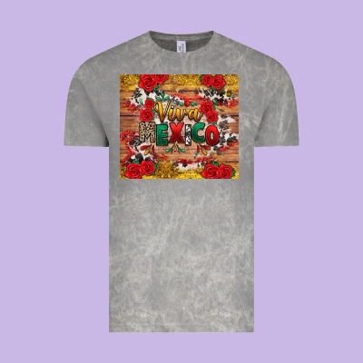 Viva Mexico Vintage Tee Designed By Texasbilliewilder