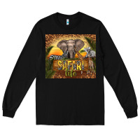 Black safari life Long Sleeve Tee - TumblerDesignByShophia