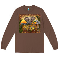 Chestnut safari life Long Sleeve Tee - TumblerDesignByShophia