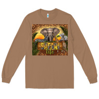Toasted Coconut safari life Long Sleeve Tee - TumblerDesignByShophia